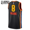 Dres Oklahoma City Thunder Jalen Williams Nike 2024-25 City Edition Crno Swingman - Dječji